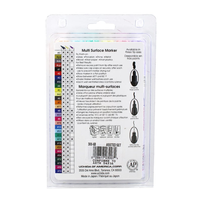 Marvy Uchida Marvy DecoColor Glossy Oil Base Paint Markers - Image 2